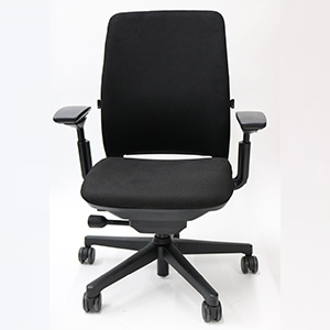 Steelcase Amia Chair - Black Frame & Fabric