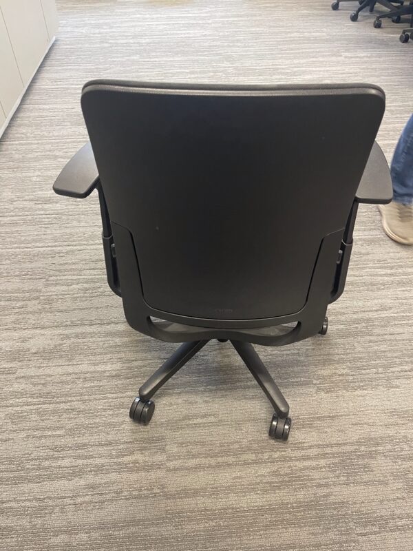 Steelcase Amia Chair - Black Frame & Fabric - Image 4