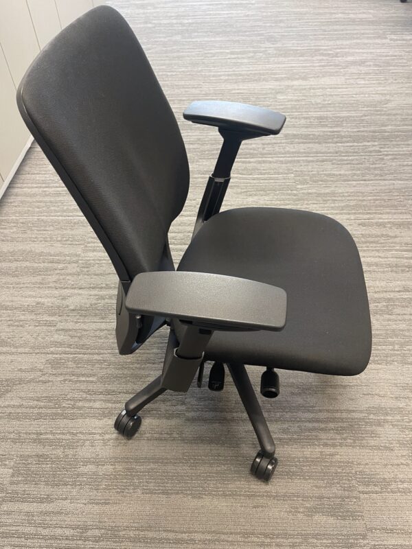 Steelcase Amia Chair - Black Frame & Fabric - Image 3